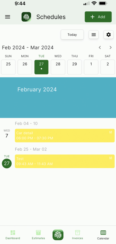 calendar-schedule mobile