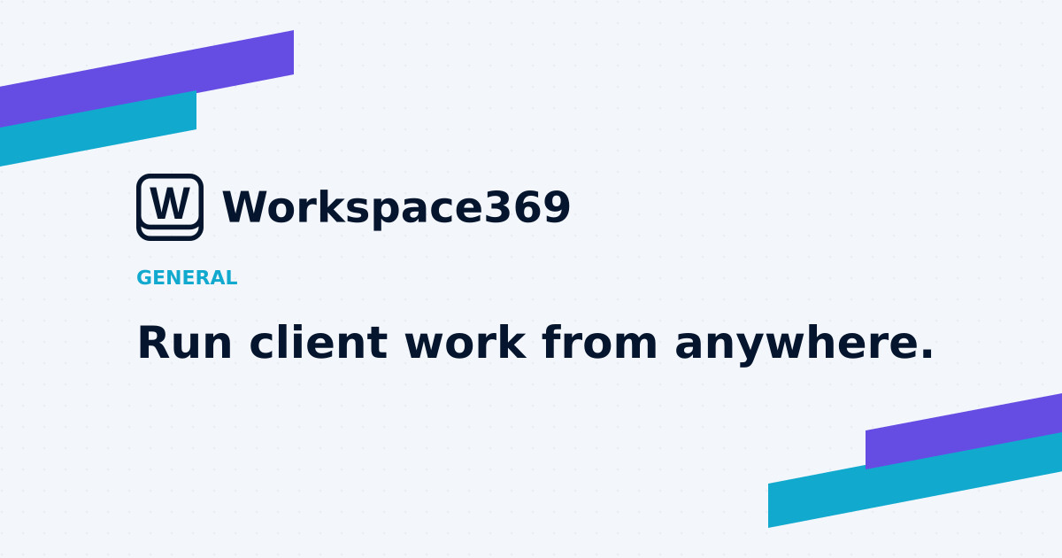 Workspace369 app for iOS and the web — cover graphic