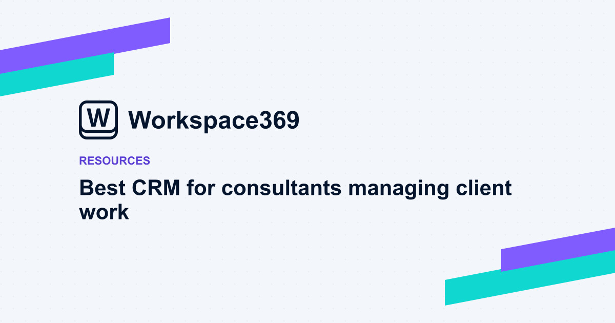 Best CRM for consultants managing client work — cover graphic