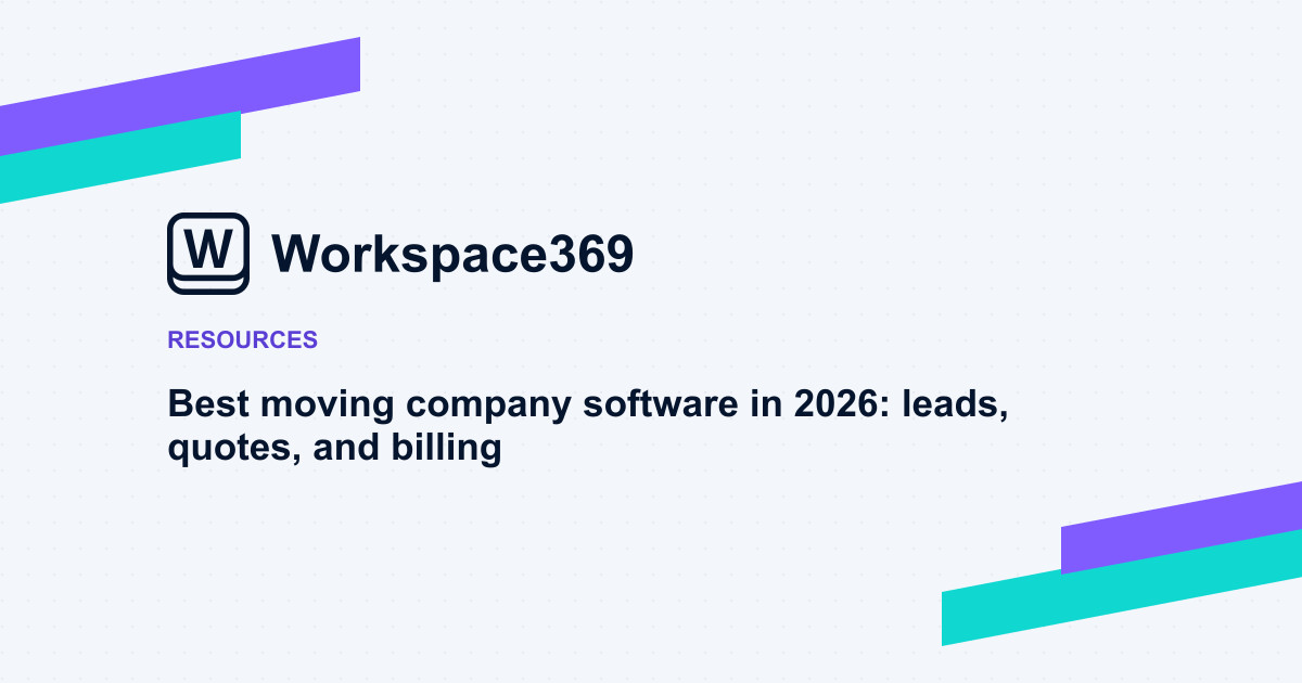 Best moving company software in 2026: leads, quotes, and billing — cover graphic