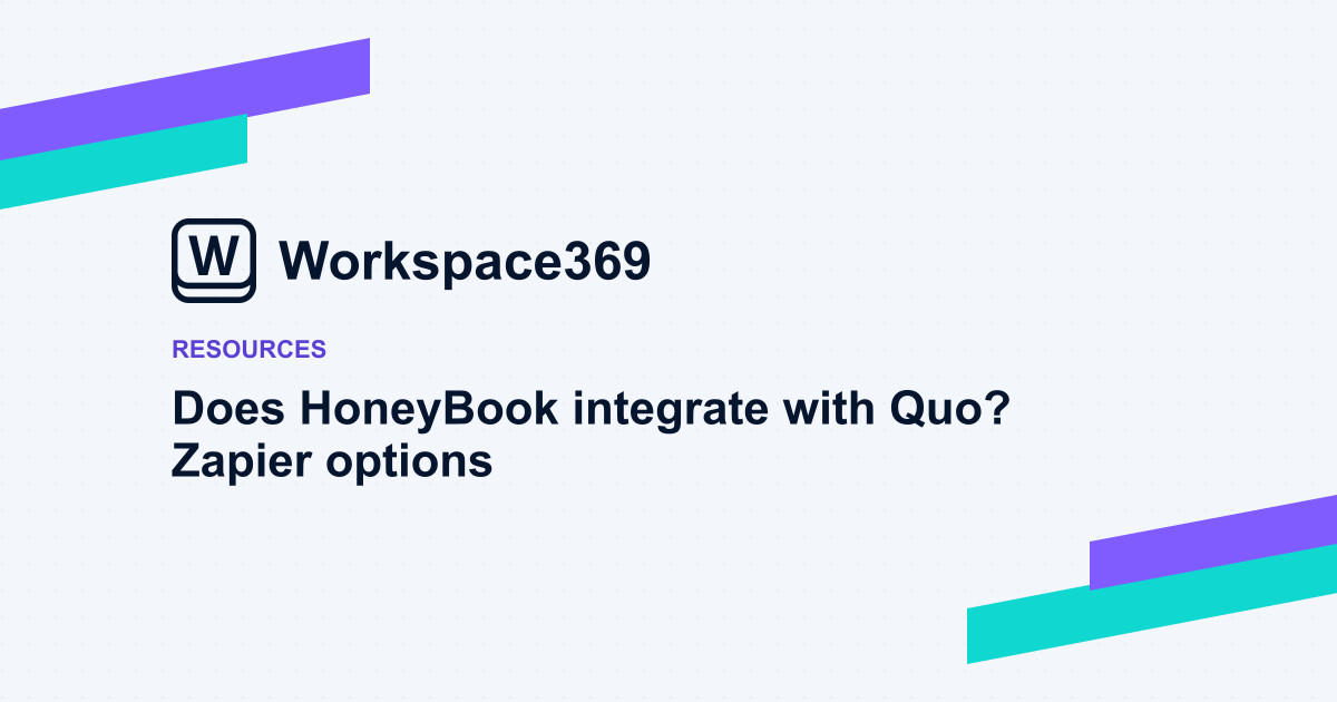 هل يتكامل HoneyBook مع Quo؟ خيارات Zapier — صورة الغلاف