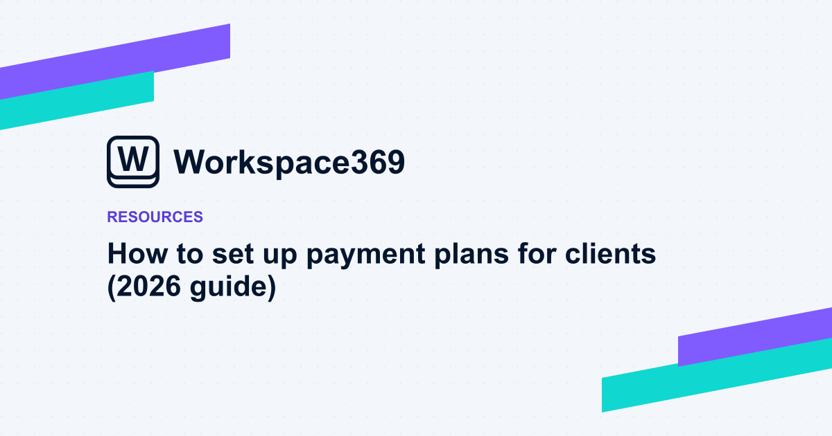 How to set up payment plans for clients — cover graphic