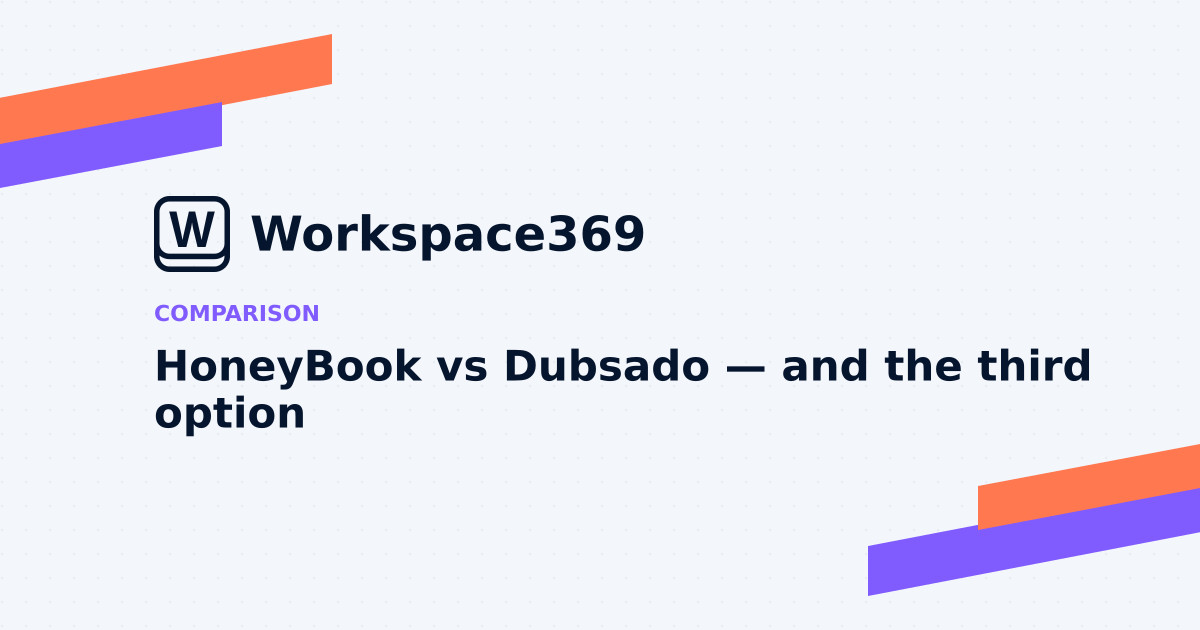 HoneyBook vs Dubsado — cover graphic