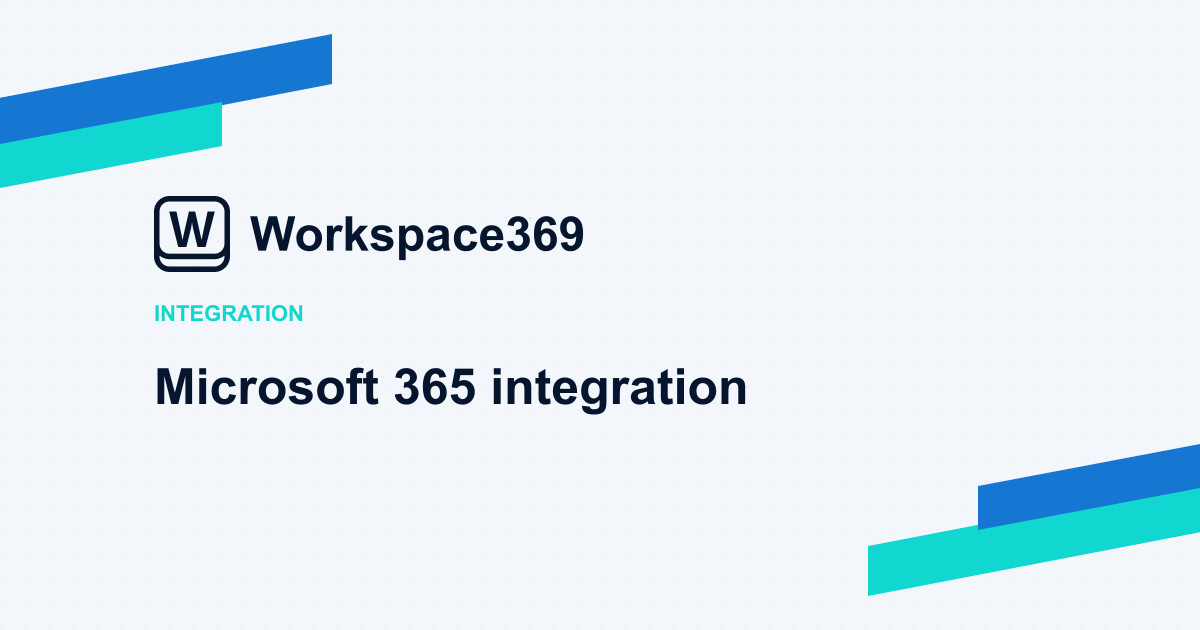 Microsoft 365 integration — cover graphic