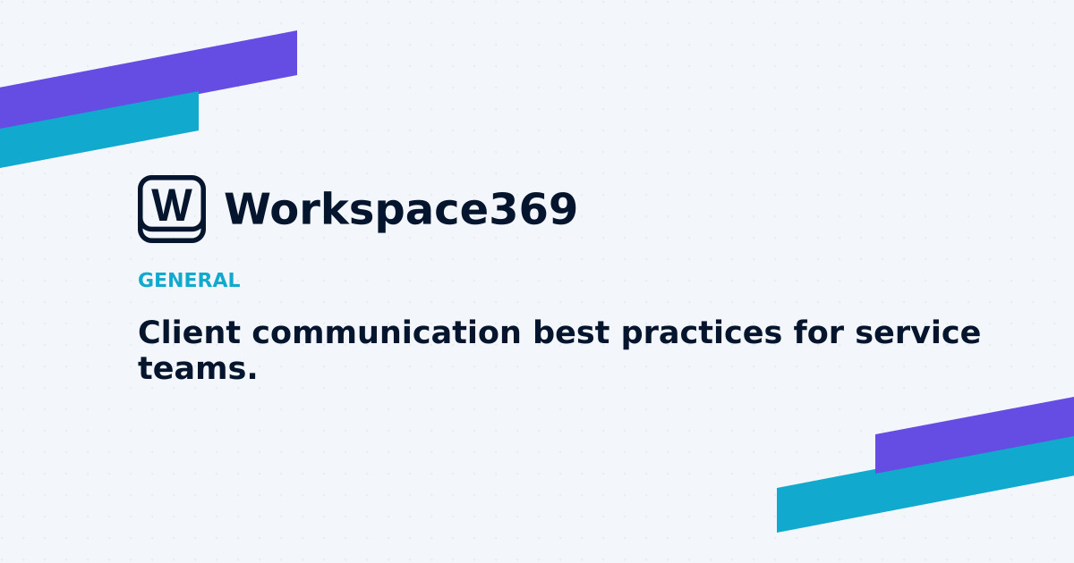 Client communication best practices — cover graphic