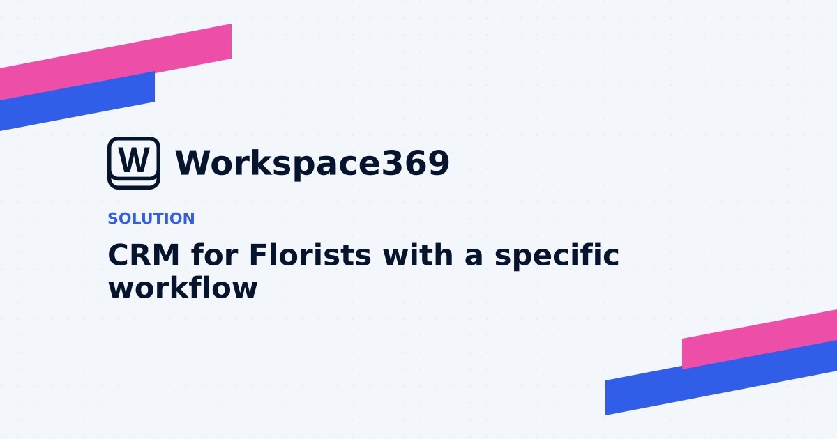 CRM for Florists — cover graphic