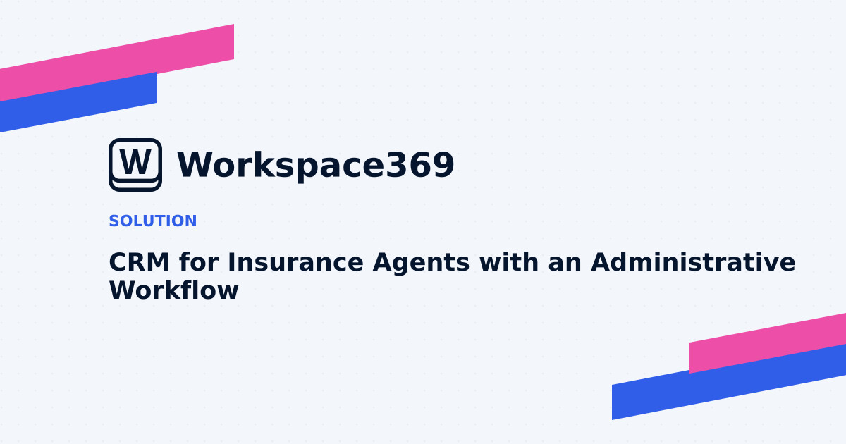 CRM for Insurance agents — cover graphic