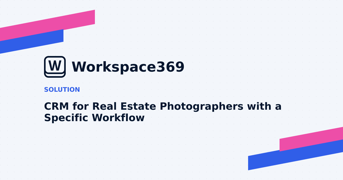 CRM für Immobilienfotografen — Titelgrafik