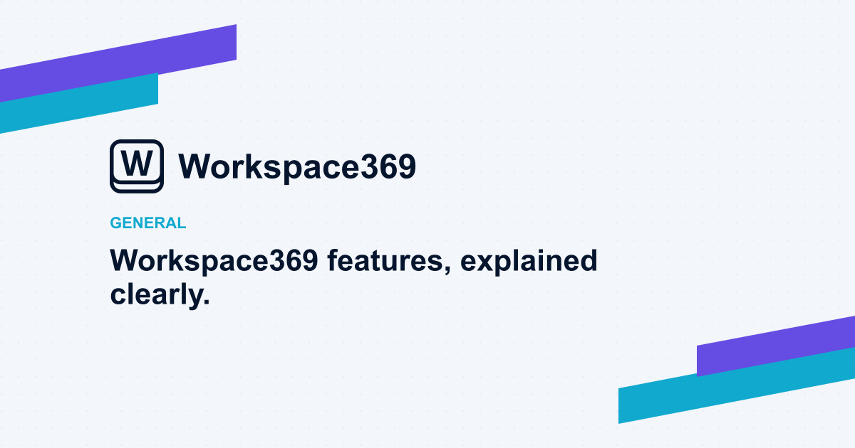 Workspace369 features — cover graphic
